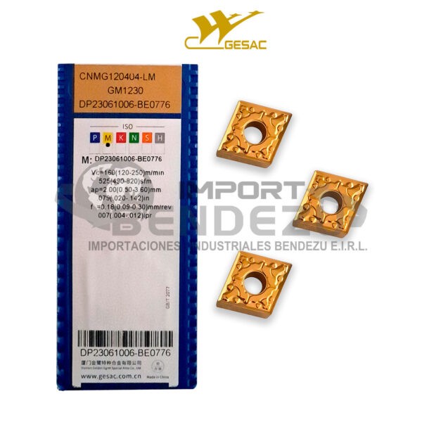 PLACA CARB PARA TORNEAR GESAC CNMG120404-LM-GM1230 - Imagen 2