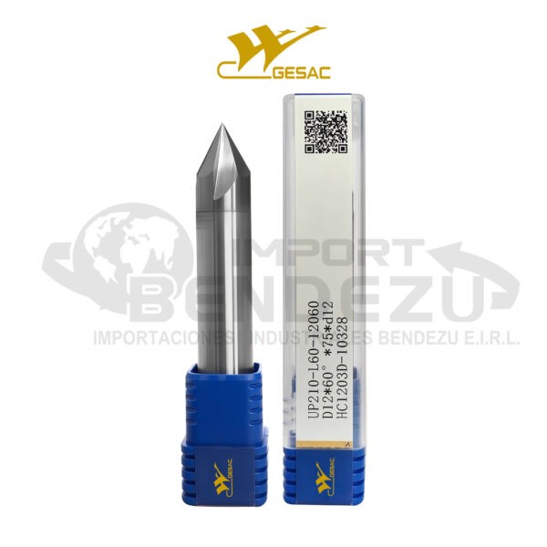 FRESA CARB P/BISELAR D12-D12-75L 60° GESAC UP210-L60-12060 - Imagen 2