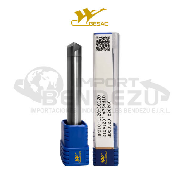 FRESA CARB P/BISELAR D10-D10-75L 120° GESAC UP210-L120-10120 - Imagen 2
